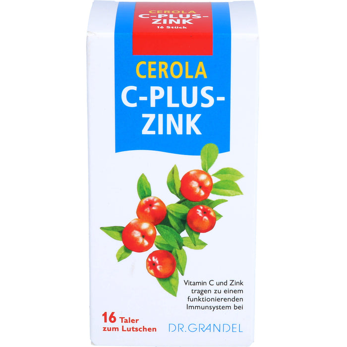 CEROLA C-Plus-Zink Taler, 16 pc Tablettes