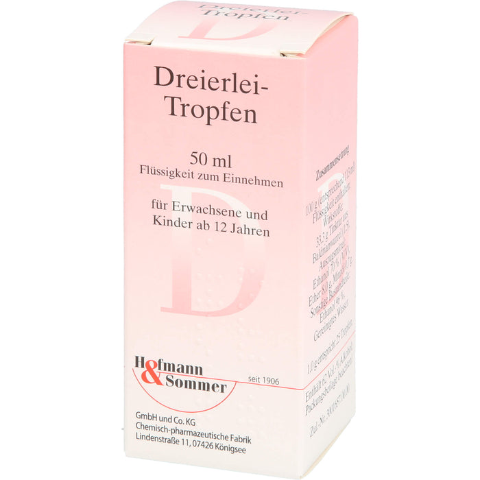 Hofmann & Sommer Dreierlei Tropfen, 50 ml Lösung