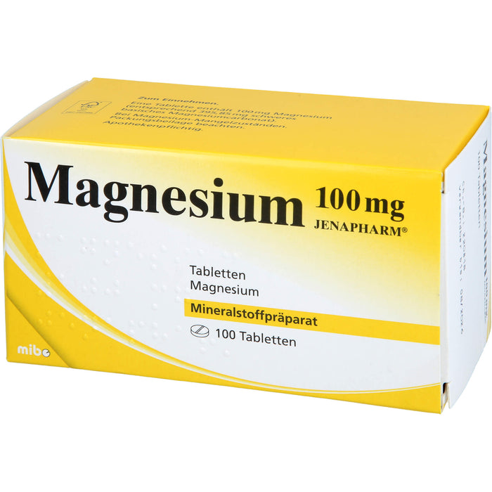 Magnesium 100 mg JENAPHARM Tbl., 100 St TAB