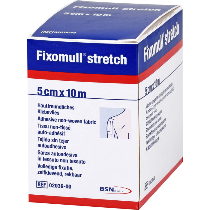 Fixomull stretch 5 cm x 10 m hypoallergenes Klebevlies, 1 St. Pflaster