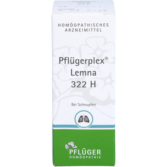 Pflügerplex Lemna 322H Tabletten bei Erkrankungen der Atemorgane, 100 pcs. Tablets