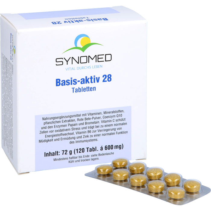 SYNOMED Basis-aktiv 28 Tabletten, 120 pc Tablettes