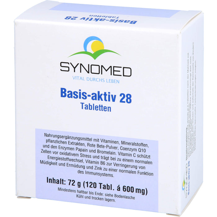 SYNOMED Basis-aktiv 28 Tabletten, 120 pc Tablettes