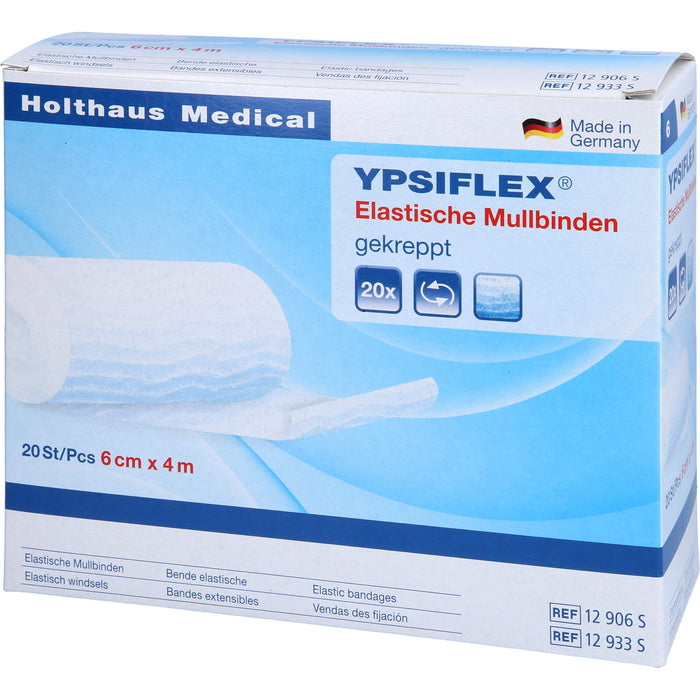 Holthaus Medical elastische Mullbinde 6 cm x 4 m, 20 pcs. Pack