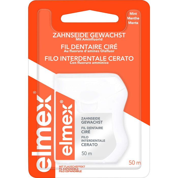 elmex Zahnseide gewachst mit Aminfluorid 50 m, 1 pcs. Pack