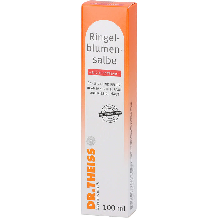 Dr.Theiss Ringelblumen Salbe, schützt und pflegt beanspruchte, raue und rissige Haut, 100 ml Salbe