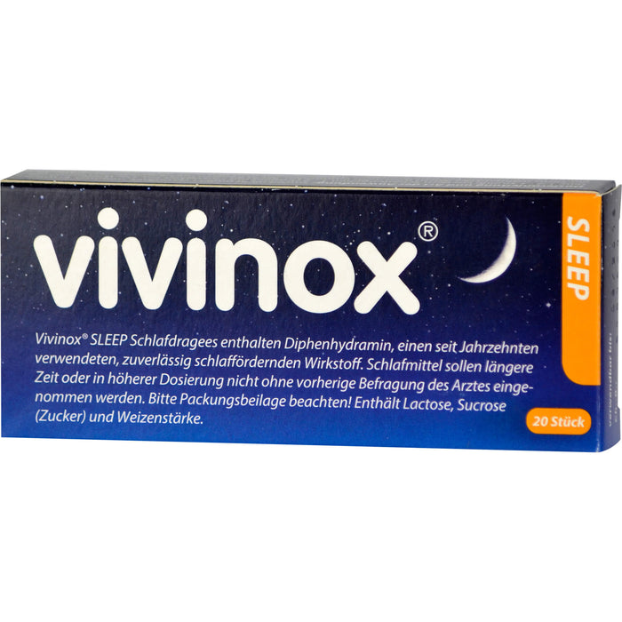 Vivinox sleep Dragees, 20 pcs. Tablets