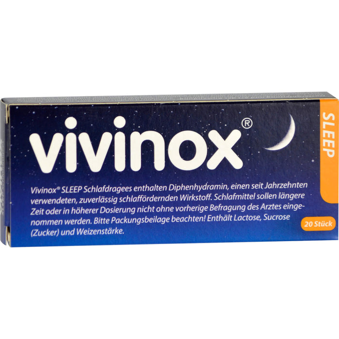 Vivinox sleep Dragees, 20 St. Tabletten