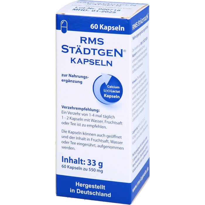 RMS STÄDTGEN Kapseln, 60 pcs. Capsules