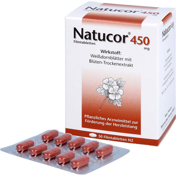 Natucor 450 mg, Filmtbl., 50 St. Tabletten