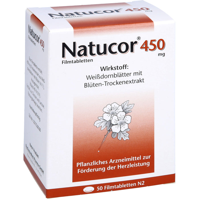 Natucor 450 mg, Filmtbl., 50 pcs. Tablets