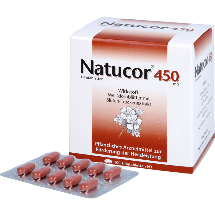 Natucor 450 mg zur Förderung der Herzleistung, 100 pcs. Tablets