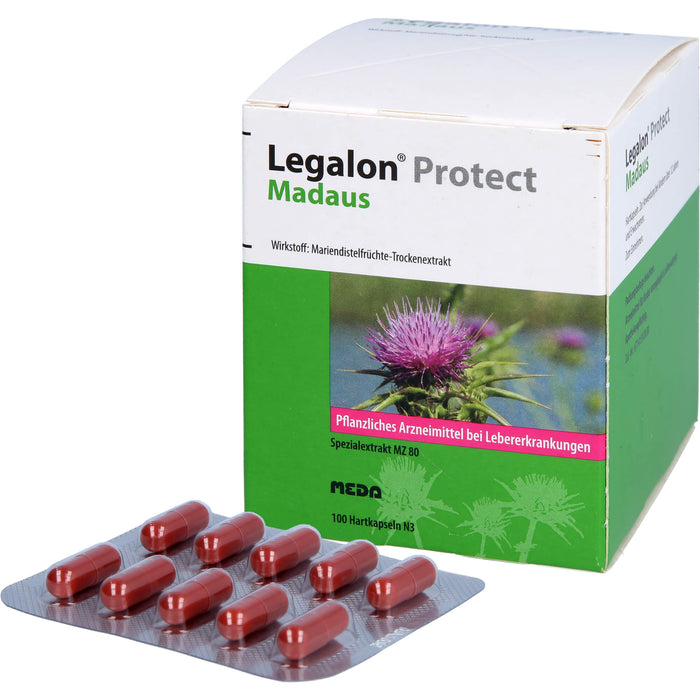 Legalon Protect Madaus Kapseln bei Lebererkrankungen, 100 pc Capsules