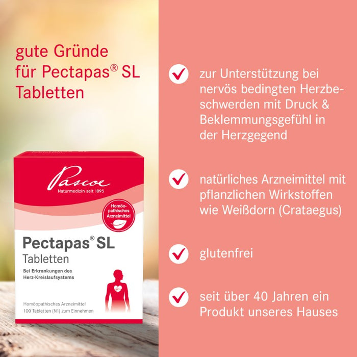 Pectapas SL, Tabletten, 100 St TAB