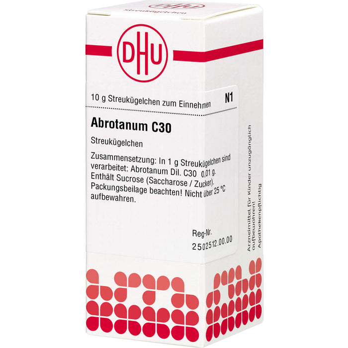 DHU Abrotanum C30 Streukügelchen, 10 g Globuli