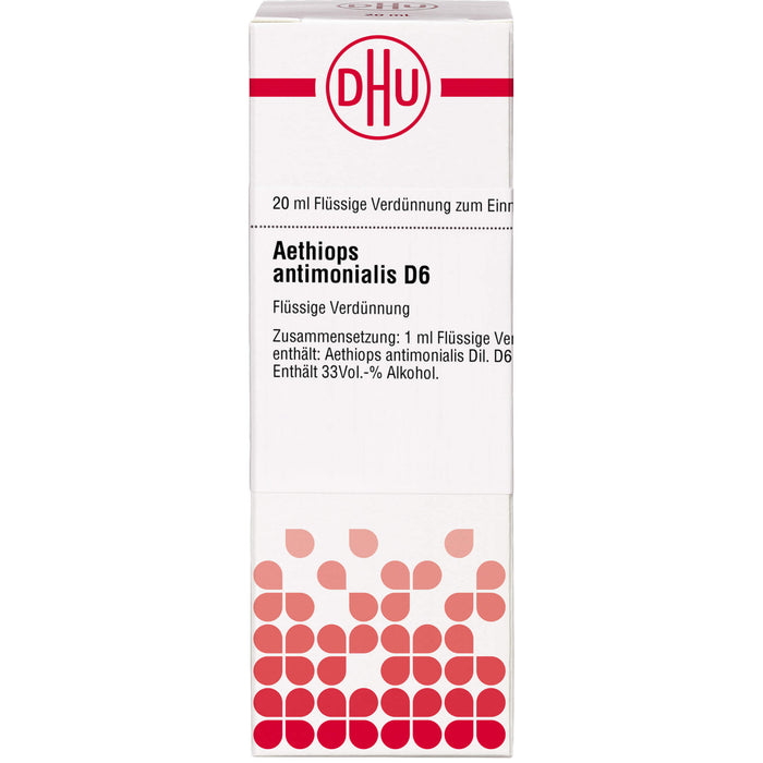 Aethiops antimonialis D6 DHU Dilution, 20 ml Lösung