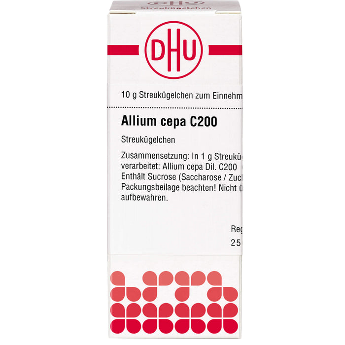 DHU Allium cepa C200 Streukügelchen, 10 g Globules