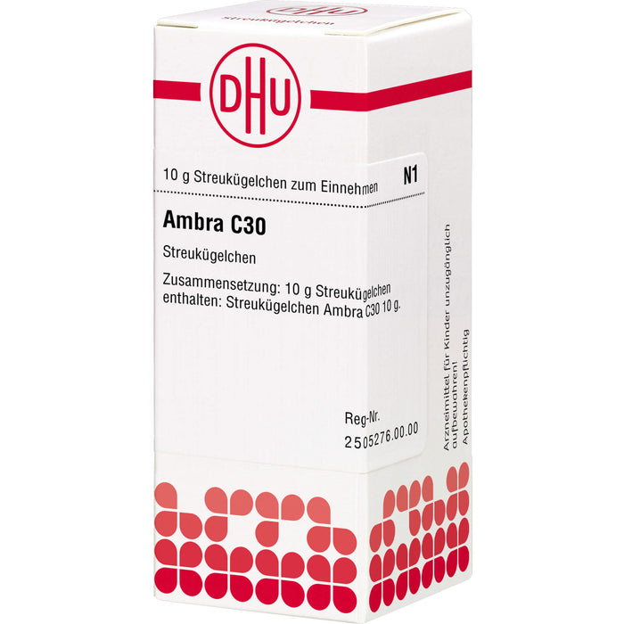 DHU Ambra C30 Streukügelchen, 10 g Globules