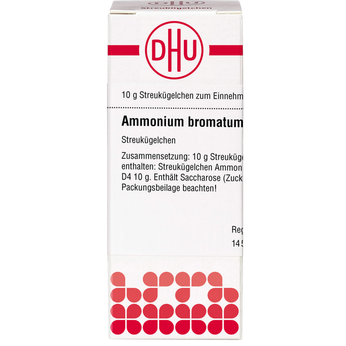 DHU Ammonium bromatum D4 Streukügelchen, 10 g Globules