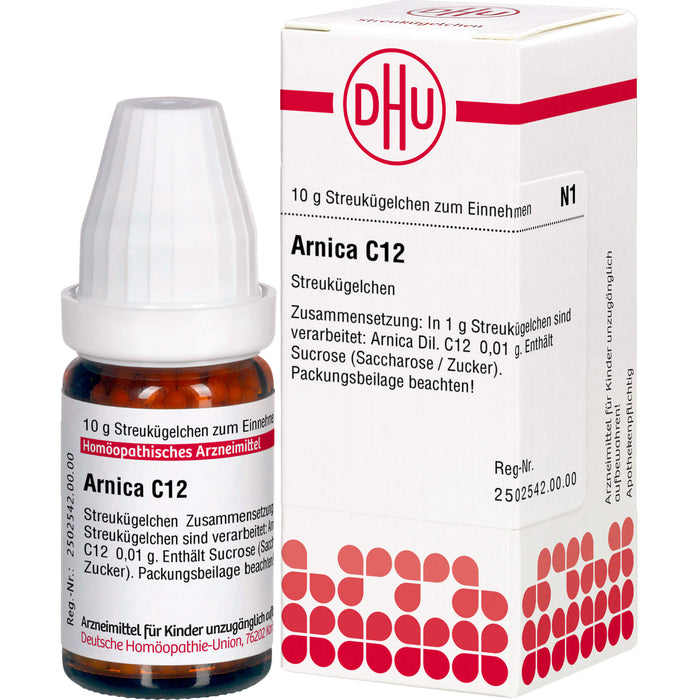 DHU Arnica C12 Streukügelchen, 10 g Globuli