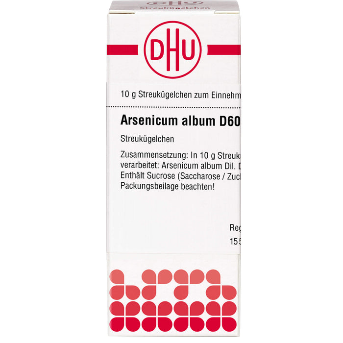 DHU Arsenicum album D60 Streukügelchen, 10 g Globuli