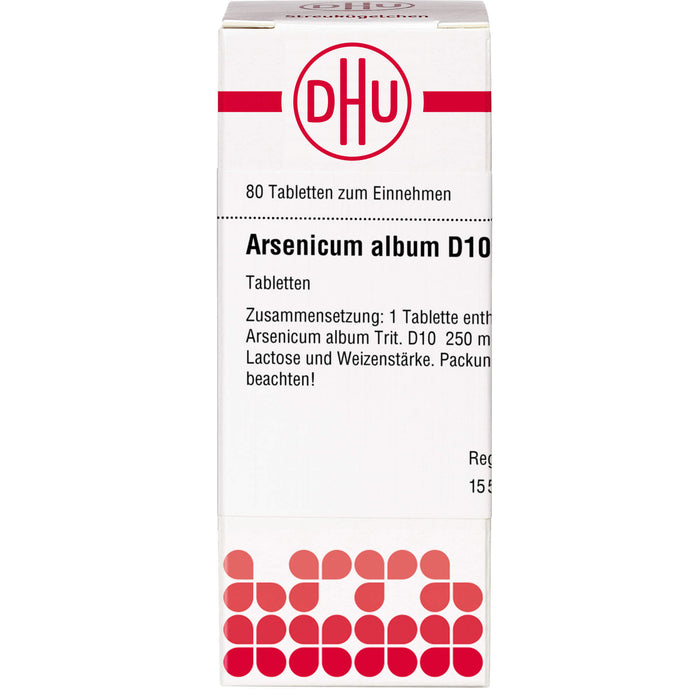 DHU Arsenicum album D10 Tabletten, 80 St. Tabletten