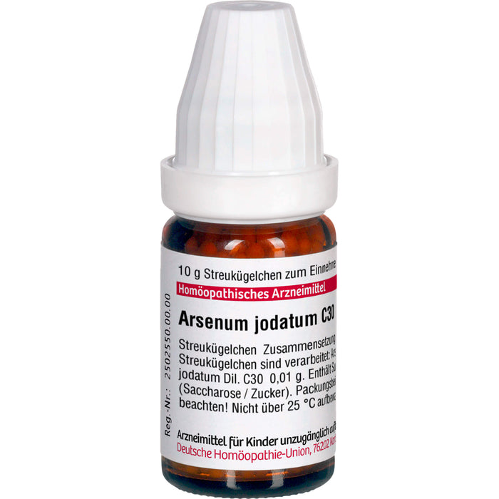 Arsenum jodatum C30 DHU Globuli, 10 g Globuli