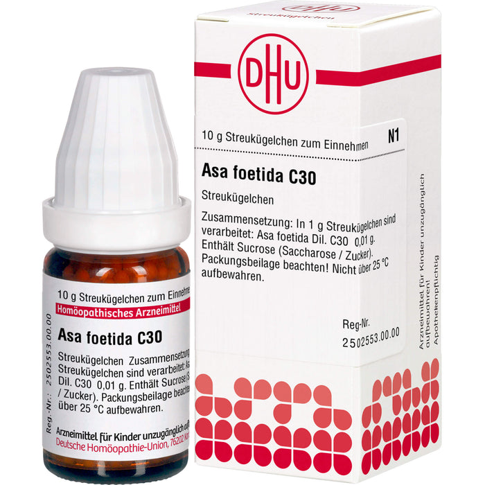 DHU Asa foetida C30 Streukügelchen, 10 g Globuli