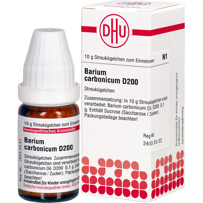 Barium carbonicum D200 DHU Globuli, 10 g Globuli