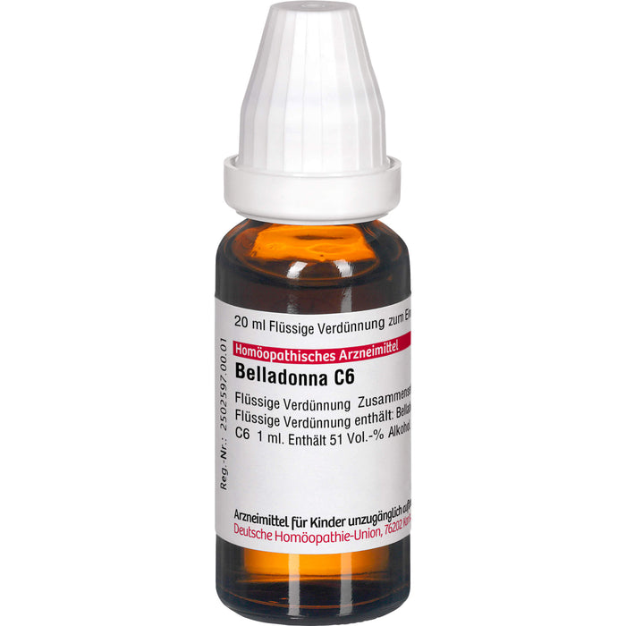 Belladonna C6 DHU Dilution, 20 ml Lösung