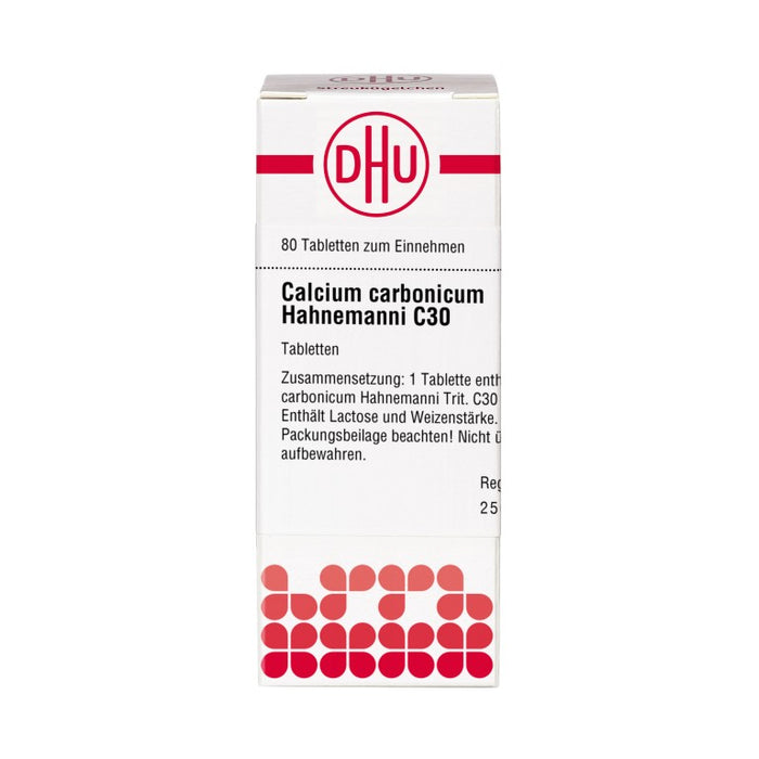 DHU Calcium carbonicum Hahnemanni C30 Tabletten, 80 pc Tablettes