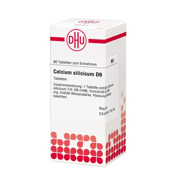 Calcium silicicum D6 DHU Tabletten, 80 St. Tabletten