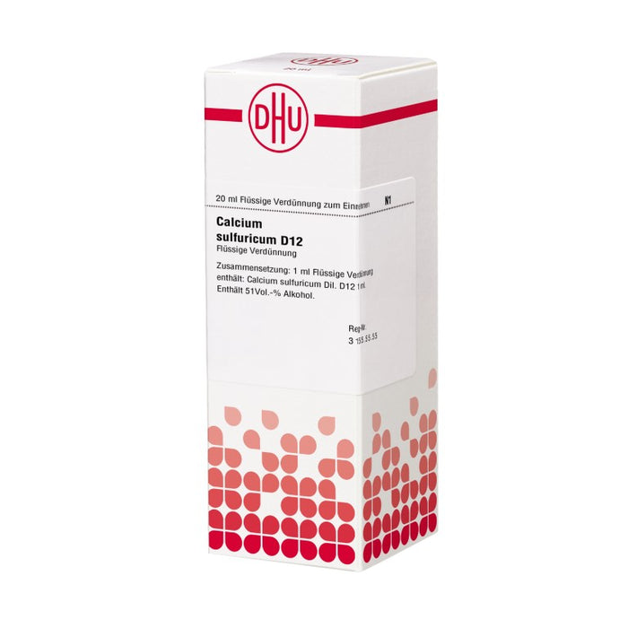 Calcium sulfuricum D12 DHU Dilution, 20 ml Lösung