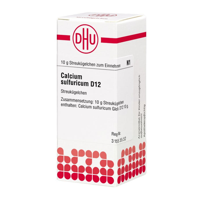 DHU Calcium sulfuricum D12 Streukügelchen, 10 g Globuli