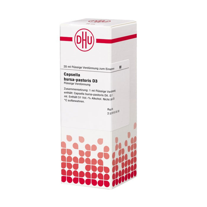 Capsella bursa-pastoris D3 DHU Dilution, 20 ml Lösung