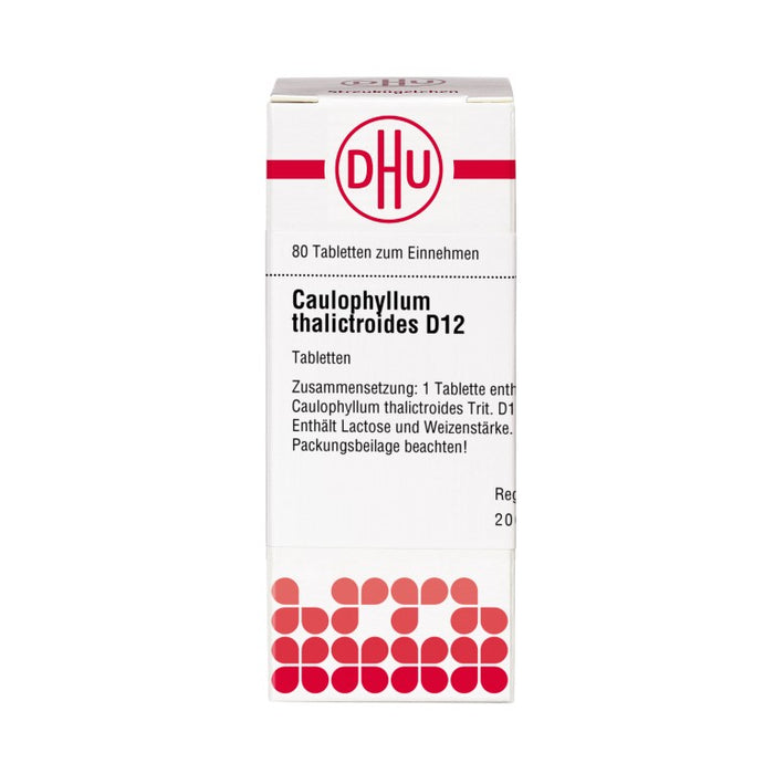 DHU Caulophyllum thalictroides D12 Tabletten, 80 St. Tabletten