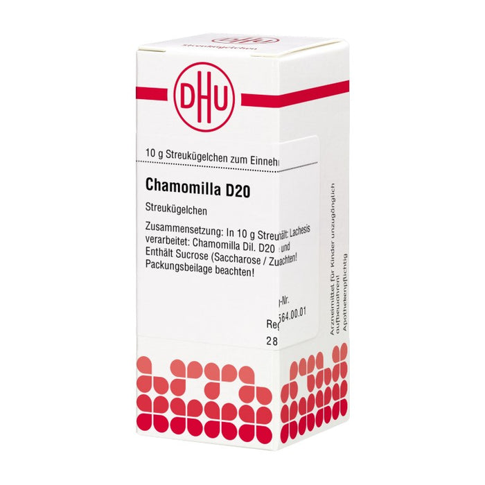 DHU Chamomilla D20 Streukügelchen, 10 g Globules