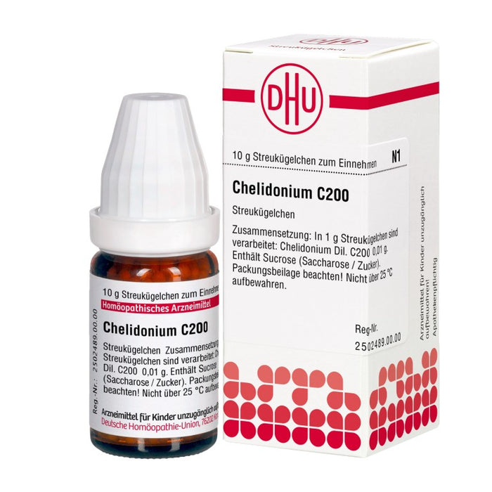 DHU Chelidonium C200 Streukügelchen, 10 g Globules