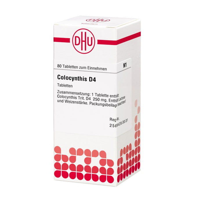 DHU Colocynthis D4 Tabletten, 80 pc Tablettes