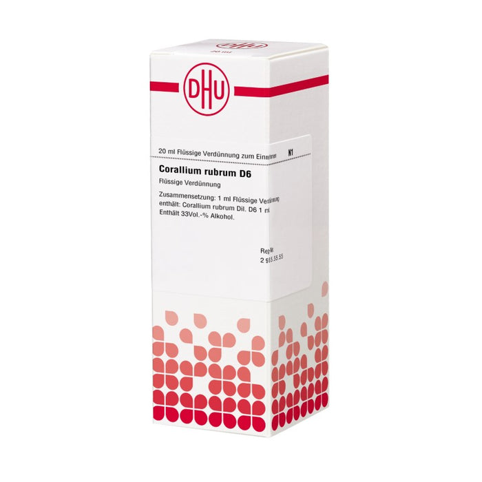 Corallium rubrum D6 DHU Dilution, 20 ml Lösung