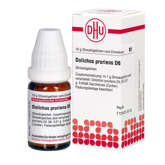 DHU Dolichos pruriens D6 Streukügelchen, 10 g Globules