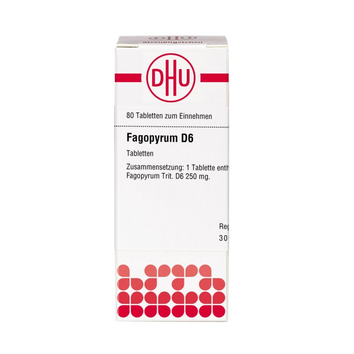 DHU Fagopyrum D6 Tabletten, 80 pc Tablettes