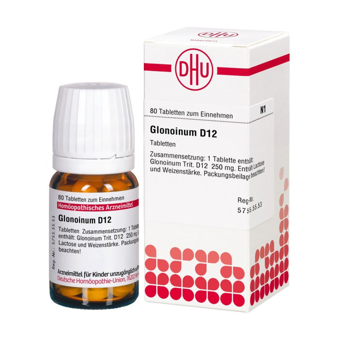 DHU Glonoinum D12 Tabletten, 80 pcs. Tablets