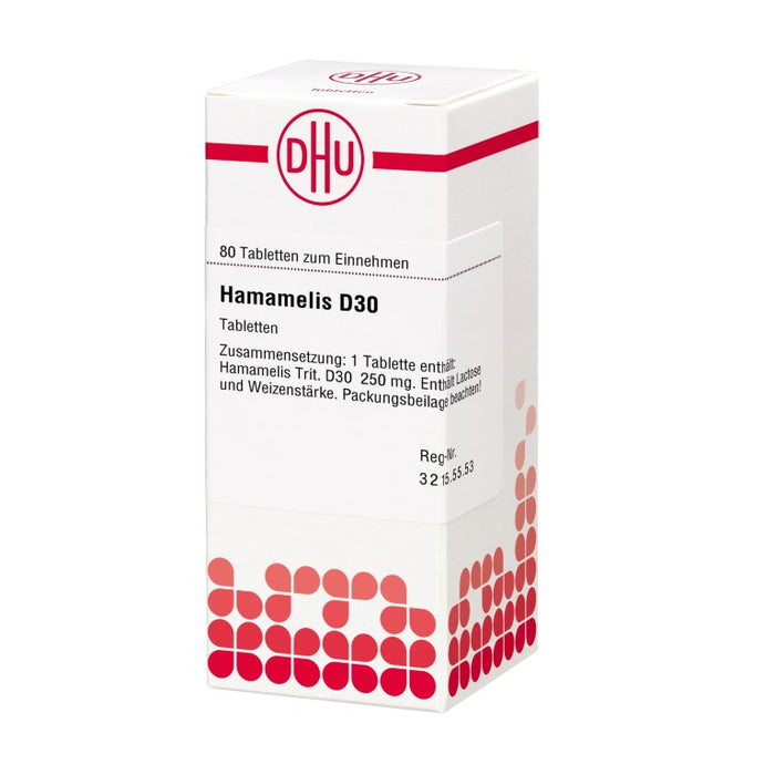 DHU Hamamelis D30 Tabletten, 80 St. Tabletten