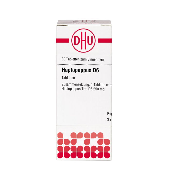 Haplopappus D6 DHU Tabletten, 80 St. Tabletten