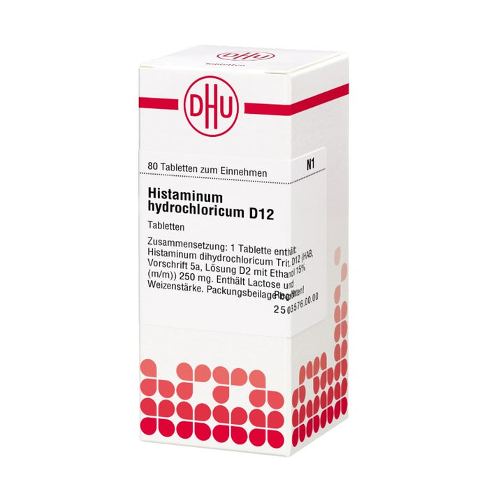 DHU Histaminum hydrochloricum D12 Tabletten, 80 pc Tablettes