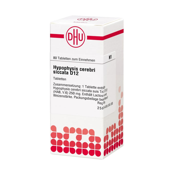 Hypophysis cerebri sicc. D12 DHU Tabletten, 80 St. Tabletten