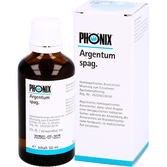 Phönix argentum spag. Tropfen, 50 ml MIS