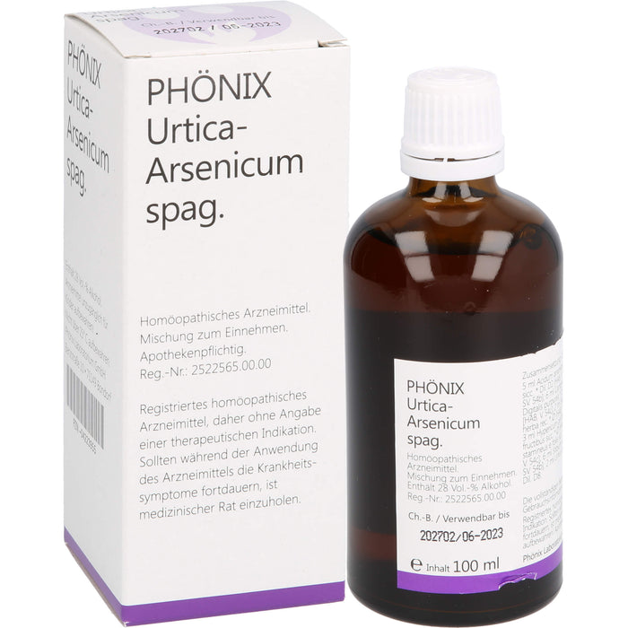 Phönix urtica arsenicum spag. Tropfen, 100 ml Mischung