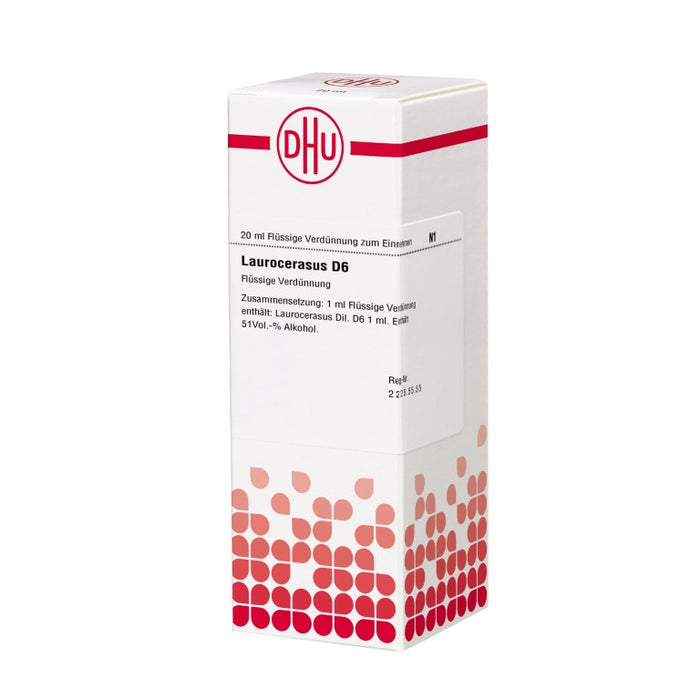 Laurocerasus D6 DHU Dilution, 20 ml Lösung